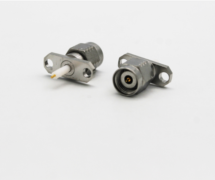 Precision 2.4mm male flange connector,2.4 mm sma connector
