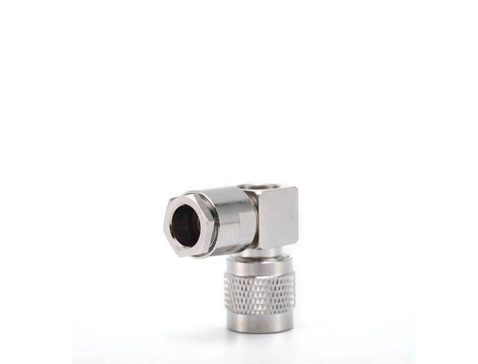 TNC Male Right Angle RF Coaxial Connector for LMR300 Cable Clamp