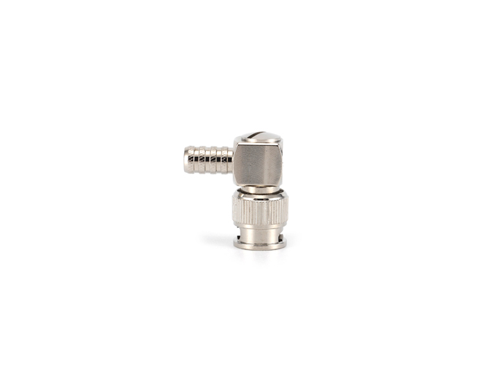 Mini BNC Male Right Angle Crimp for LMR240 Cable RF Coaxial Connector
