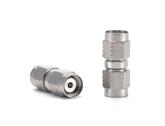 1.85mm male to 1.85mm male stainless steel RF Coaxial  Adaptor
