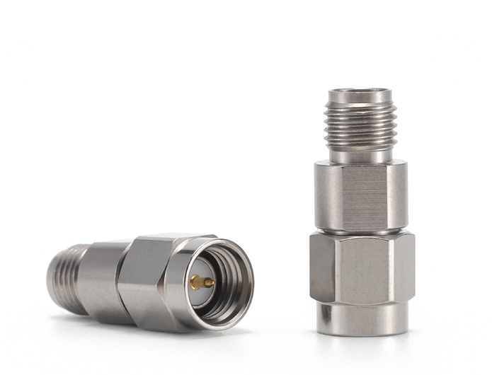​SMA Male to SMA Female Stainless Steel RF Adapter Frequency up to 26.5Ghz