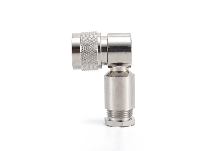N Male Right Angle Clamp for RG 213 Cable RF Coaxial Connector
