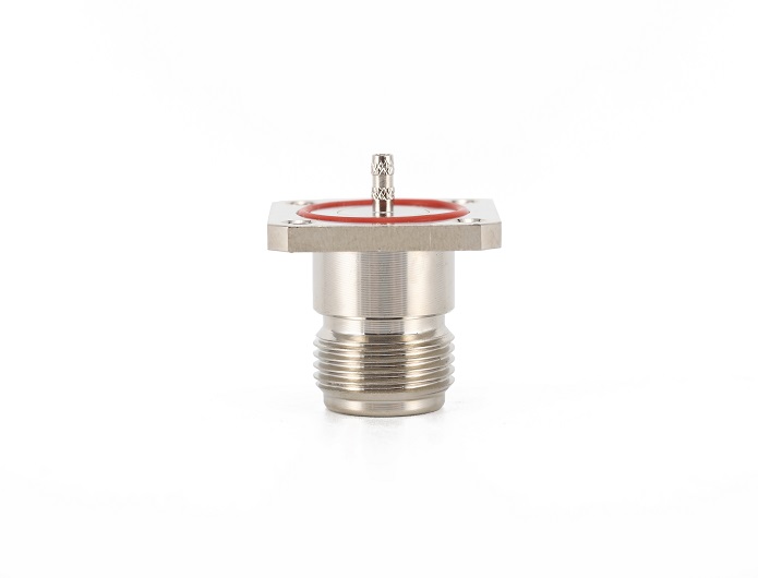 Series N female (Jack) flange RF connector for RG316 cable crimp