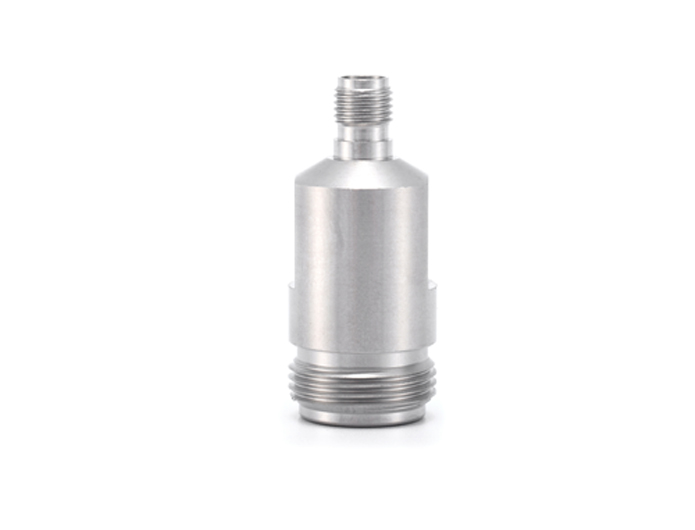 Series N female to SMA female RF Coax Adapter Stainless Steel