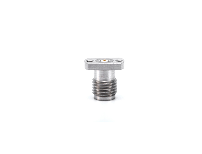 SMA Female 2 Holes Flange Connector For Terminal