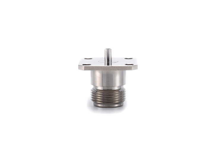 N Female 4 Holes Flange for 086 Cable RF Coaxial Connector