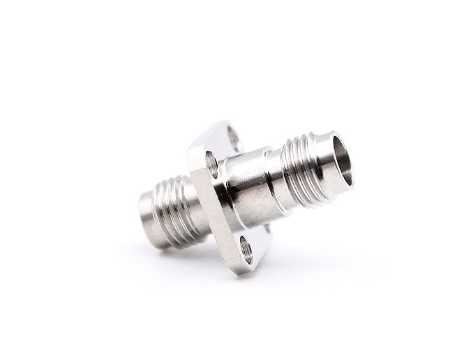 RF Adapter Stainless Steel 2.4 Female to Female Flange
