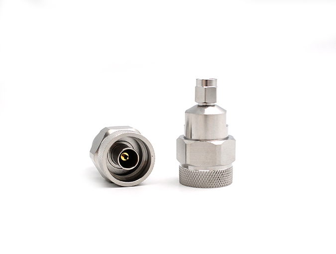 N Male to SMA Male Stainless Steel RF Adapter