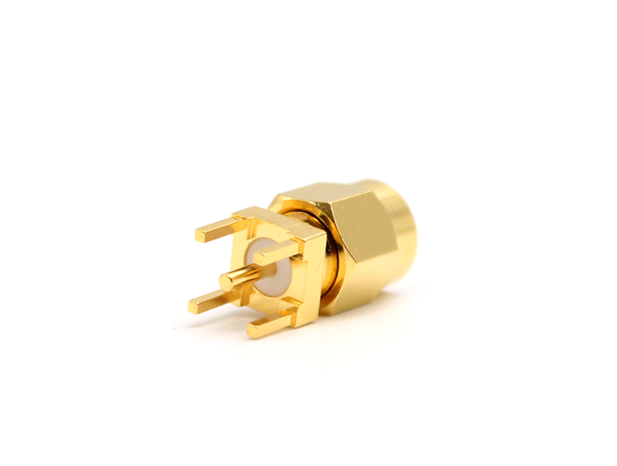 RF Connector SMA Male PCB Mount