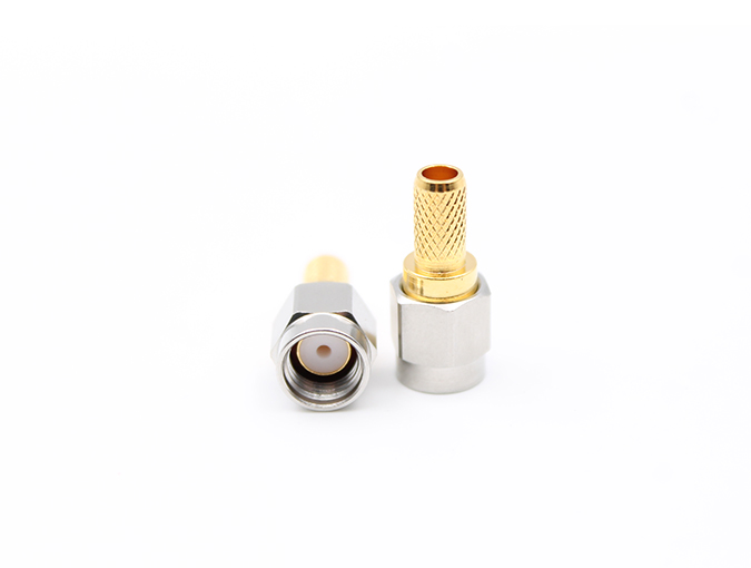 RF Coaxial Connector  SMA male  connector for RG58  Cable  Crimp