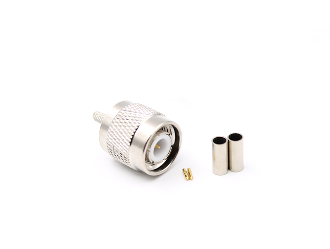 RF Coaxial  Connector TNC Male  Connector for RG174 Cable  Crimp