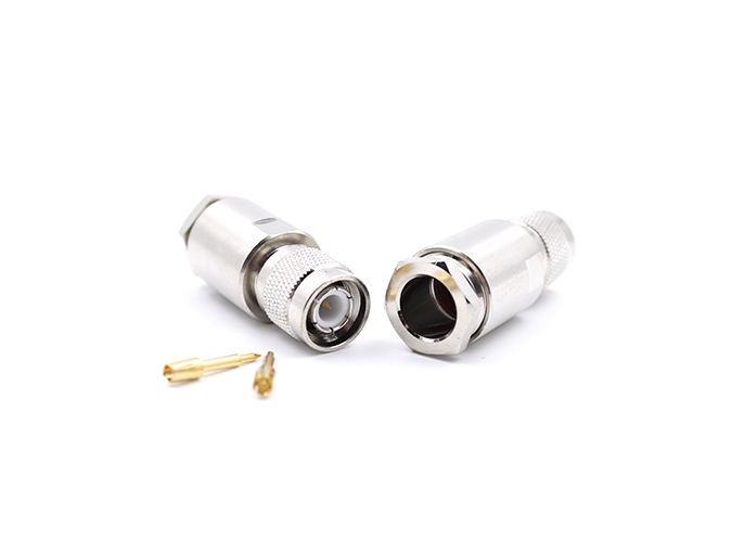RF Coaxial Connector TNC Male for LMR400 Cable  Clamp
