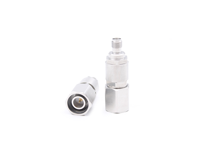 Precision Adapter Stainless Steel Quick TNC Male to SMA Female