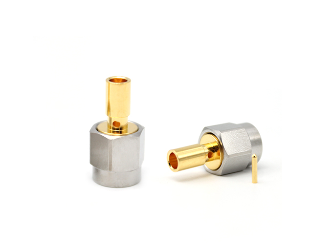 RF Connector Stainless Steel SMA Male for .086/RG405 Cable