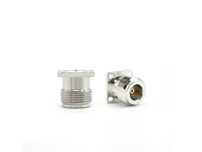 N Female Straight  Flange Connector Terminal
