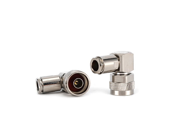 N Male Right Angle Connector For LMR300 Cable