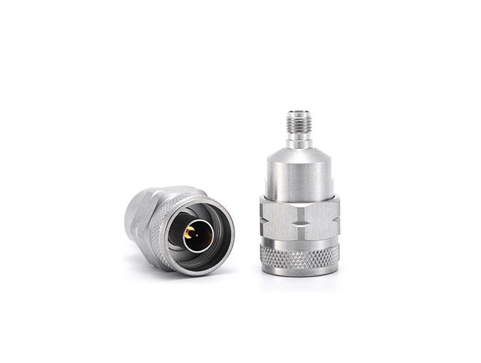 RF Adapter Stainless Steel N Male to SMA Female