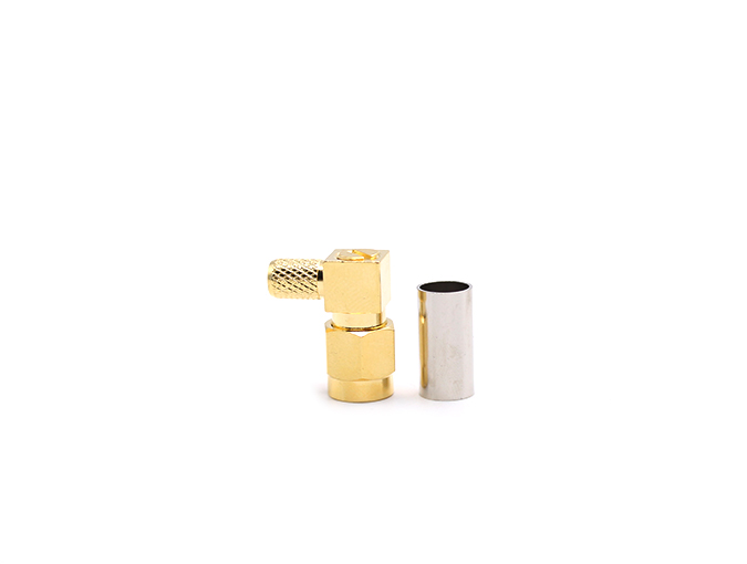 RF Connector RPSMA-Female Right Angle for RG142/RG223 cable