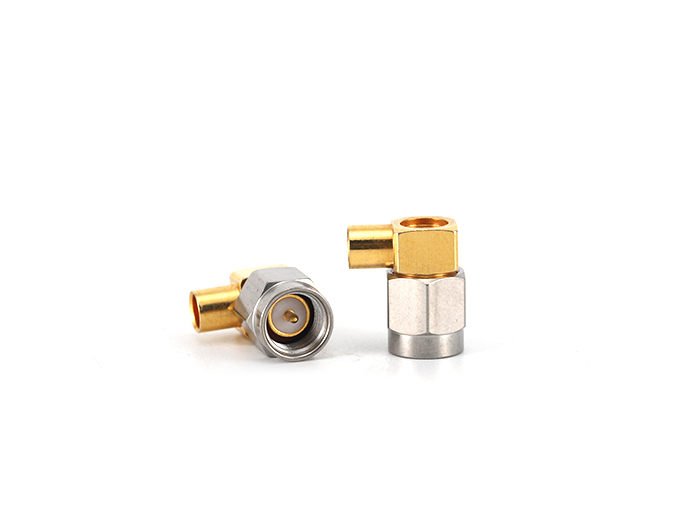 RF Connector SMA Male Right Angle for .086/RG405 Cable
