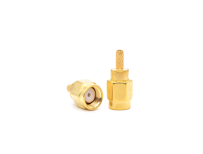 SMA Male Straight Connector for RG174 Cable Crimp
