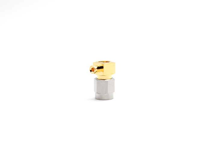 SMA Male Right Angle Stainless Steel RF Connector