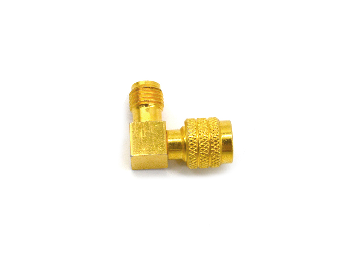 RF Adapter Quick SMA Male to Female Right Angle