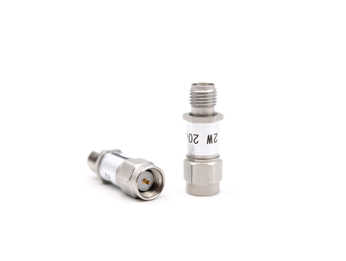 SMA Male to Female Stainless steel Attenuator Power 2W 6GHZ 20dB