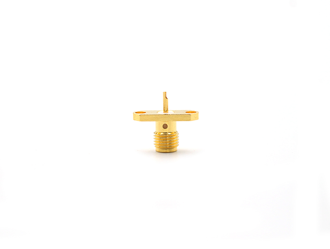 SMA Female Flange Mount Connector Terminal