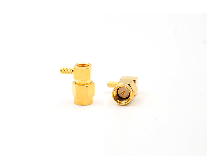 RF Connector SMA Male Right Angle for RG316 Calbe