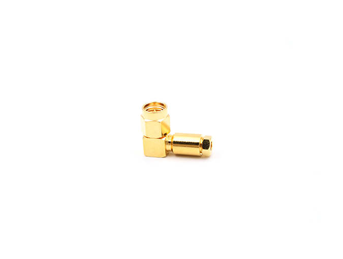 RF Connector SMA Male Right Angle for RG316 Cable clamp