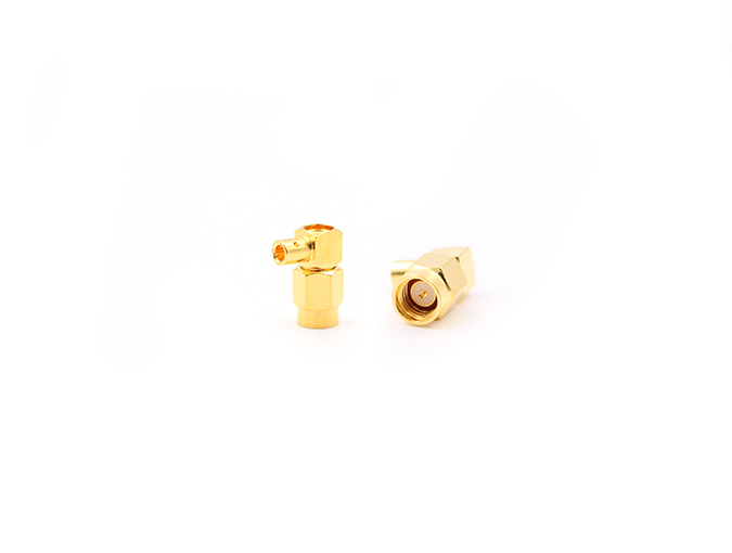 RF Connector SSMA Male R/A for .086/RG405 cable