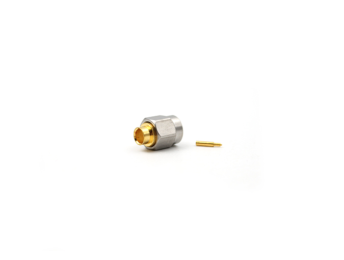 RF Connector Stainless Steel SMA Male for 141/RG402 Cable