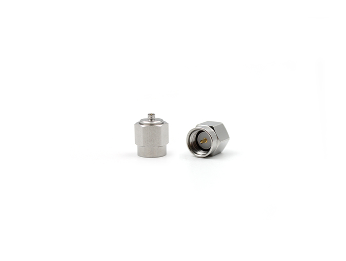 RF Adapter Stainless Steel SMA Male to IPEX1 Male