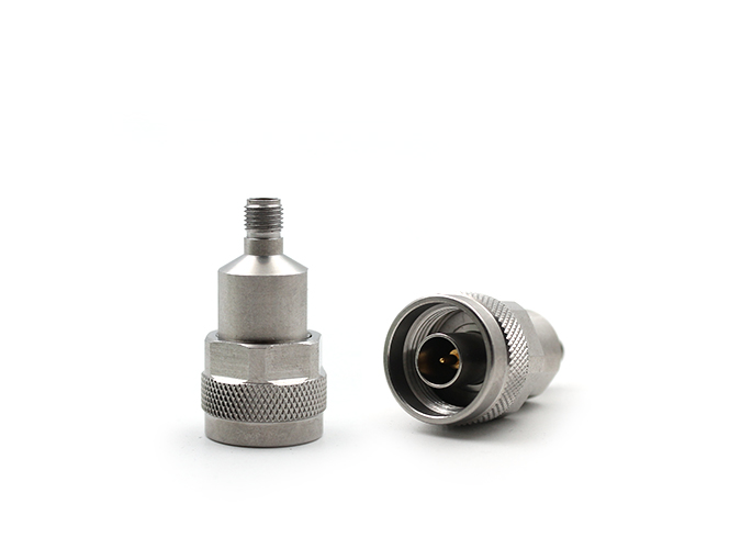 N Male to 3.5mm Female Stainless Steel Precision Adapter