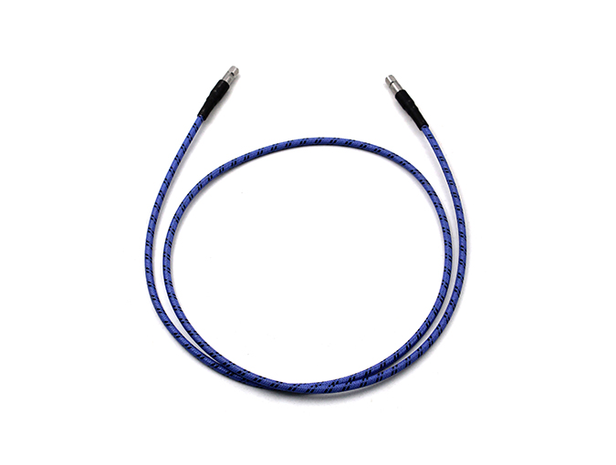 RF cable assemblies DC-110GHz with armor,1.0mm Male to 1.0mm Female connector, length1000mm