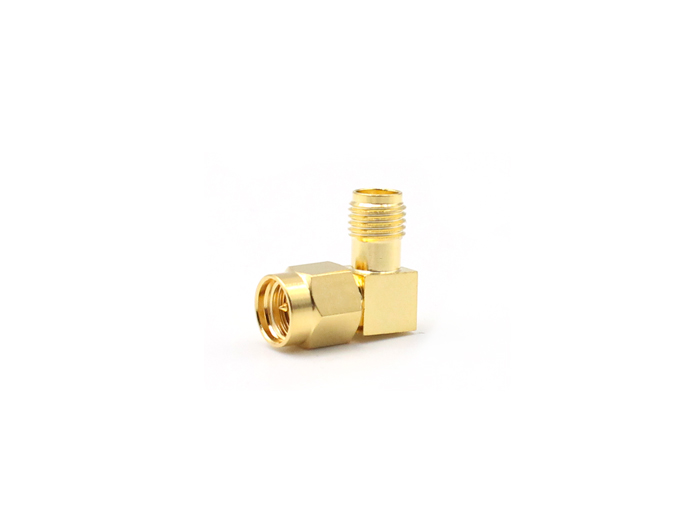 RF Adapter SMA Male to Female Right Angle